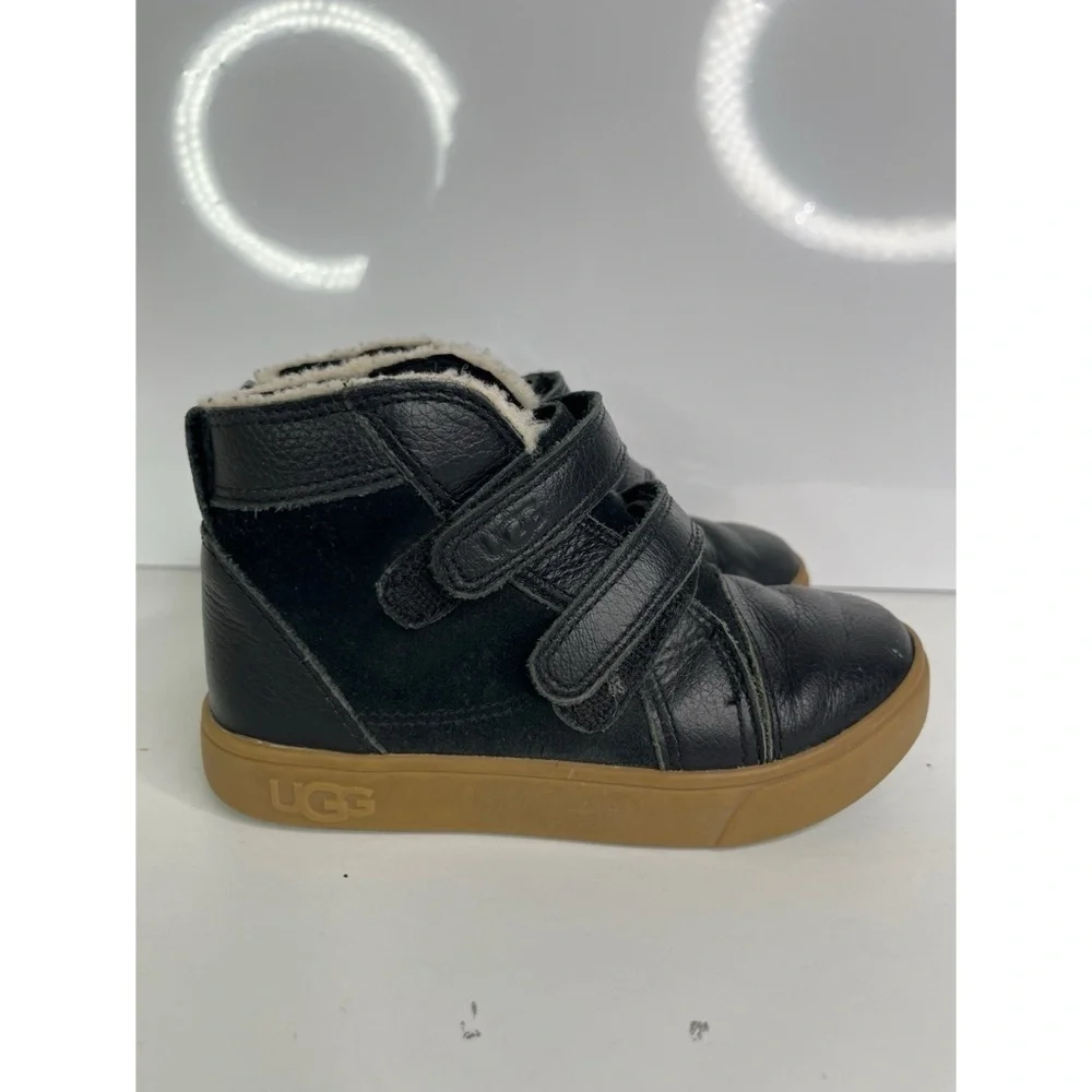 UGG Kids Renton Velcro Sneaker Booties